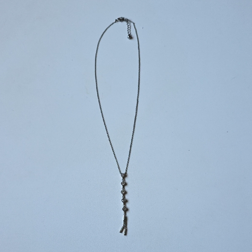 Elegant Silver Tone Necklace
